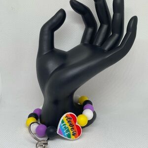 Stylish Colorful Beaded Keychain Bracelet
Expertly Made, Exclusively Yours